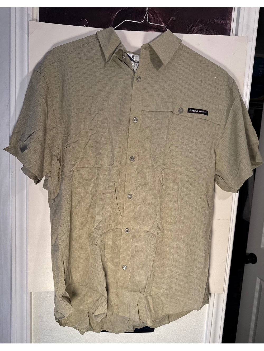 Little Donkey Andy Men’s Sage Short Sleeve Button Front Shirt